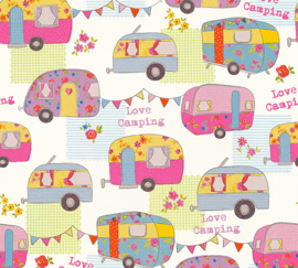 "Love Camping" CARAVAN BEHANG - AS Creation Boys & Girls 6 34345-3