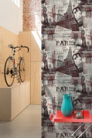 PARIJS VINTAGE BEHANG - Dutch Exposed Warehouse EW2101 ✿✿✿