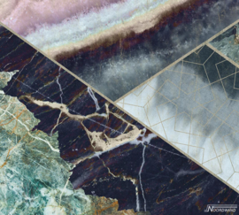 Fotobehang MARBLE (M) - Vanilla Lime Wallpaper Mural 014220