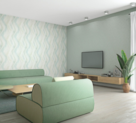 SALIEGROEN GLITTER UNI BEHANG - Noordwand Shades Iconic 32415