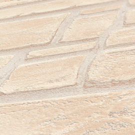 BEIGE STENEN BEHANG - AS Creation Best of Wood'n Stone 2 6623-23