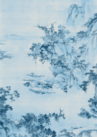 BLUE CHINA FOTOBEHANG - Komar RAW R2-005 (200 x 280 cm)