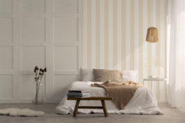 WIT BEIGE STREPEN BEHANG - Noordwand Shades Iconic 34413