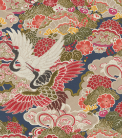 KRAANVOGEL BEHANG - Rasch Kimono 409352