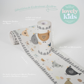 KIPPEN BEHANGRAND - AS Creation Lovely Kids 403727