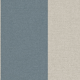 BLAUW BEIGE STREPEN BEHANG - AS Creation Natural Living "Eco" 386651