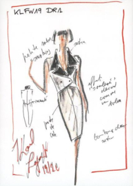 KARL LAGERFELD SKETCH FOTOBEHANG - AS Creation Karl Lagerfeld DD120247