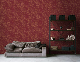 KLASSIEK BLOEMETJES BEHANG - Rood Beige - AS Creation Versace 4