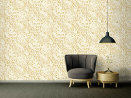 KLASSIEK BLOEMETJES BEHANG - Geel Beige - AS Creation Versace 4