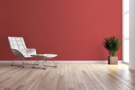 ROOD LINNENLOOK BEHANG - AS Creation Nara 387462