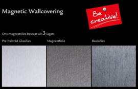 Overschilderbaar Magneetvlies Behang - Intervos 38700 104 - 10,4 m²