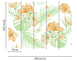 TROPISCHE BLOEMEN FOTOBEHANG - AS Creation DesignWalls DD118570