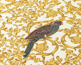 KLASSIEK VOGEL BEHANG - Goud Wit - AS Creation Versace 4