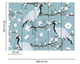 JAPANSE KRAANVOGEL FOTOBEHANG - AS Creation DesignWalls DD118584