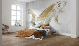 GOLDEN KOI FOTOBEHANG - Komar RAW RSX8-049 (400 x 280 cm)