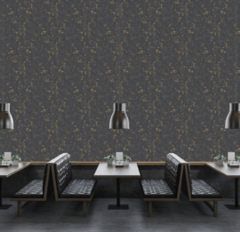 GOUD ZWART BETONLOOK BEHANG - AS Creation TRENDWALL 2307-82