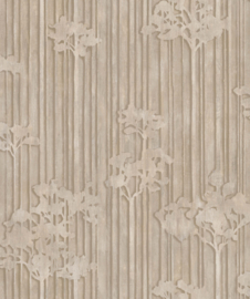 BEIGE GLITTER BLADEREN BEHANG - BN Wallcoverings Imagine Cachet 221081