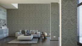 BEIGE TAUPE ORNAMENTEN BEHANG - AS Creation Metropolitan Stories 368981