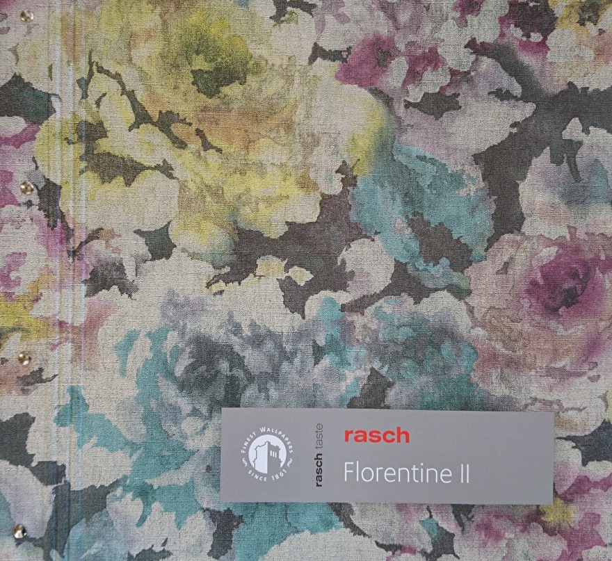 PAARS/GRIJS - Rasch Florentine 2 448535 | Rasch II | Couleur Maison