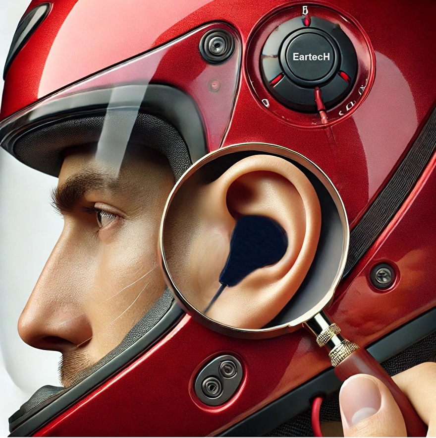In Ear motor-eartech-op maat-helm-muziek