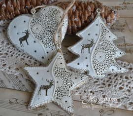 Metalen hanger met rendier
