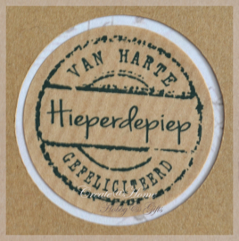 Sticker kraft Hieperdepiep