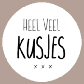 Sticker Heel veel kusjes xxx