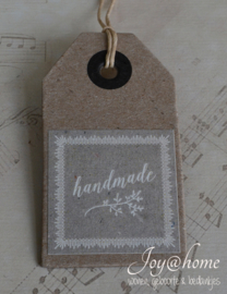 Kraft label Handmade