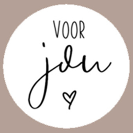 Sticker Voor jou