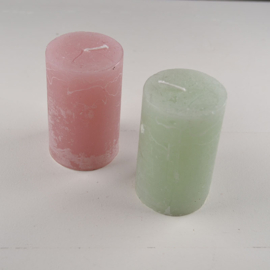 Kaars mint of lichtroze