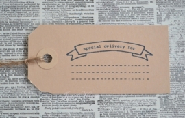 Label Special delivery for...in 10 kleuren