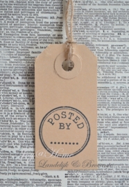 Label Posted by.. in 10 kleuren