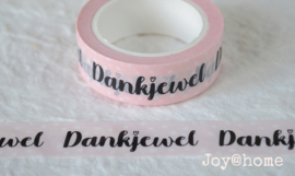 Deco tape Dankjewel