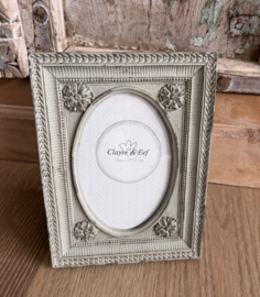 Clayre & Eef Brocante Fotolijst – Grijsgroen