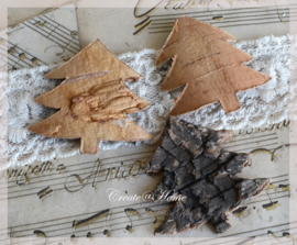 Kerstboom kurk/schors