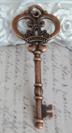 Sleutel vintage koper