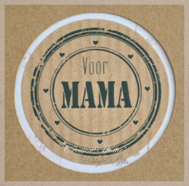 Sticker kraft Voor mama