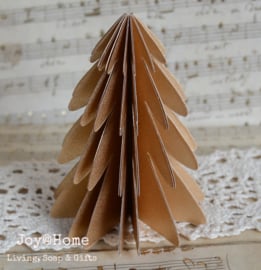 Kerstboom uitvouwbaar goud
