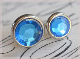 Splitpen strass, blauw