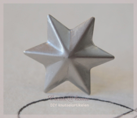 Splitpen ster, oud zilver