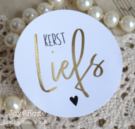 Sticker Kerst liefs ♥︎