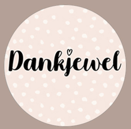 Sticker Dankjewel