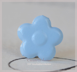 Splitpen bloemetje, pastel blauw