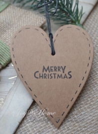 Kraft hartje Merry Christmas