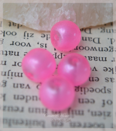 Kralen glas, roze