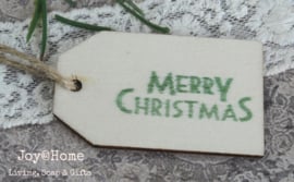 Label Merry Christmas in 10 kleuren