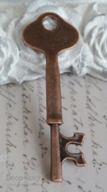 Sleutel antiek koper