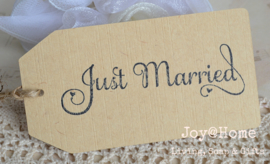 Label Just Married in vele kleuren