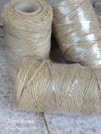 Jute touw 3 draads 50 gram