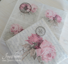 Servetten Vintage roses